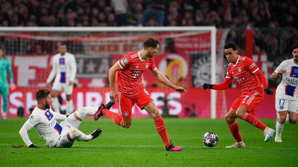 Una imagen del encuentro entre PSG y Bayern