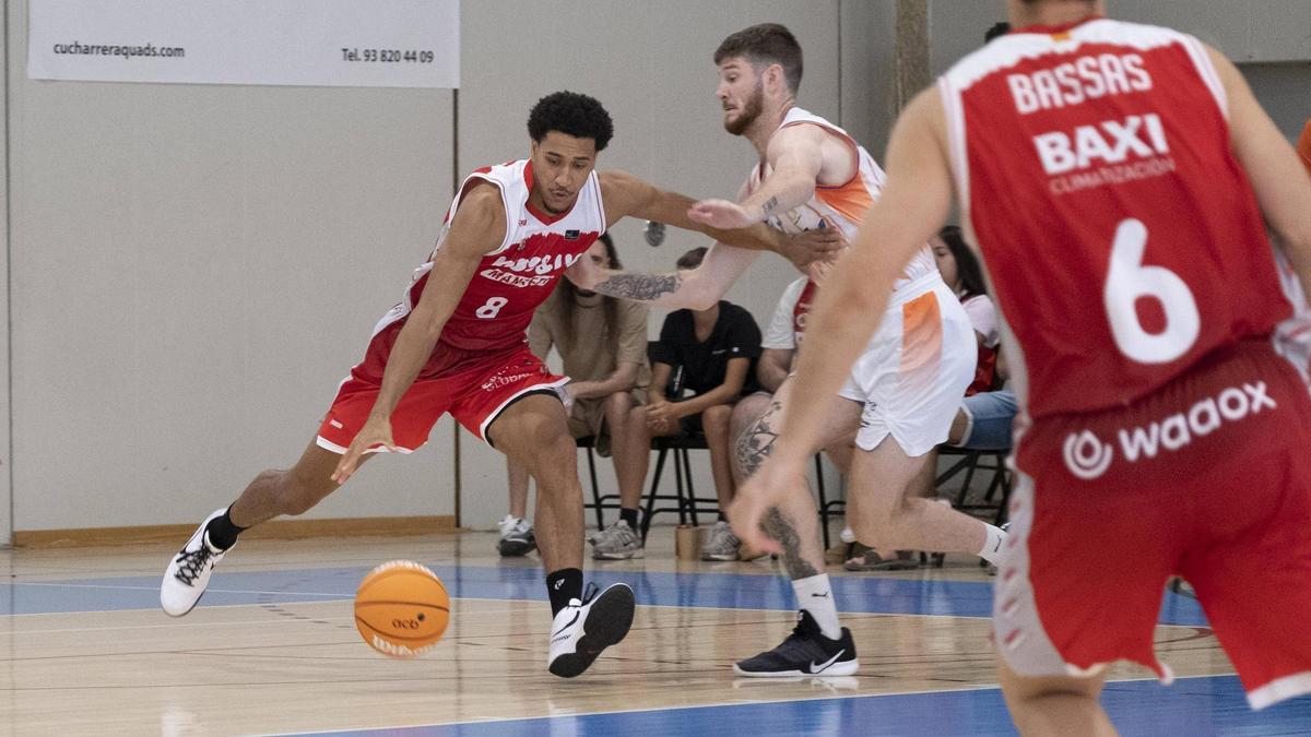 Pablo Tamba, durant el partit del Kids&amp;Us de diumenge a Navàs
