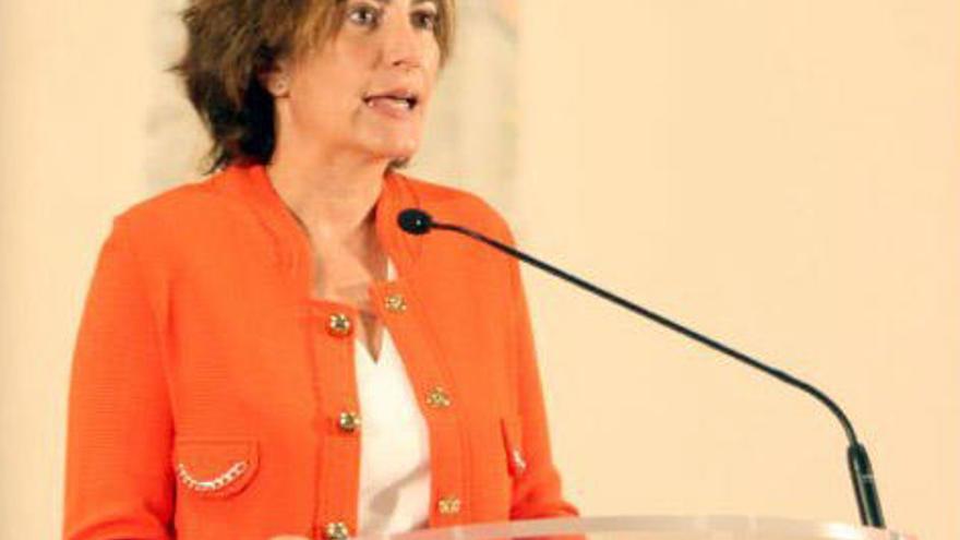 La consejera de Cultura y Turismo, Josefa García Cirac