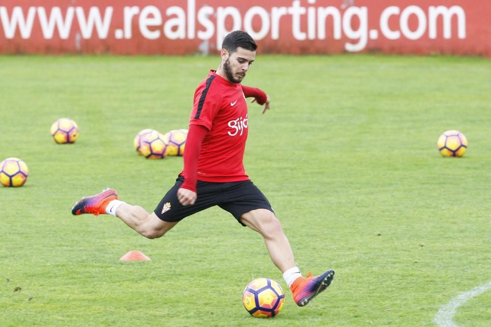 Entrenamiento del Sporting (sábado 5 de noviembre)