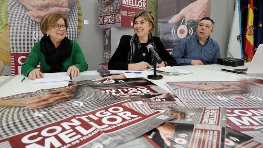 Presentación, onte, da campaña de promoción do servizo.