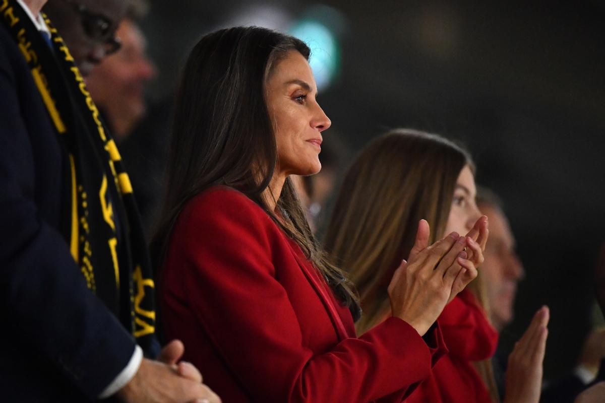 Sydney (Australia), 20/08/2023.- Queen Letizia of Spain is seen before the FIFA Women’s World Cup 2023 Final soccer match between Spain and England at Stadium Australia in Sydney, Australia, 20 August 2023. (Mundial de Fútbol, España) EFE/EPA/BIANCA DE MARCHI AUSTRALIA AND NEW ZEALAND OUT