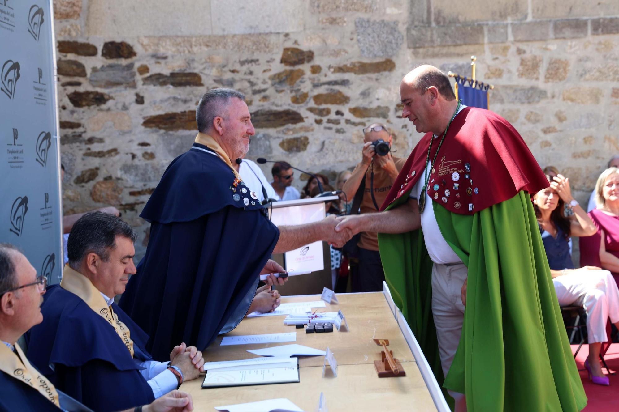 Un momento del XVII Capítulo da Orde da Ameixa de Carril.