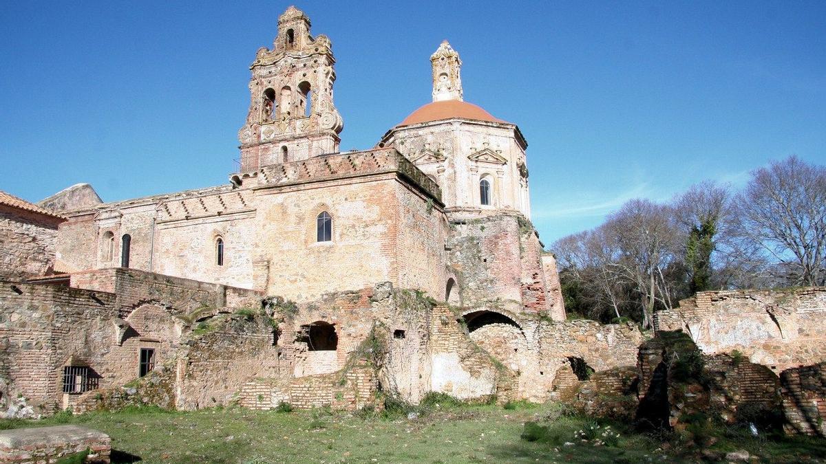 Monasterio de la Cartuja en Cazalla de la Sierra.