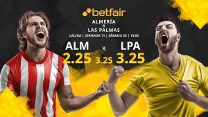 UD Almería vs. UD Las Palmas: horario, TV, estadísticas, clasificación y pronósticos