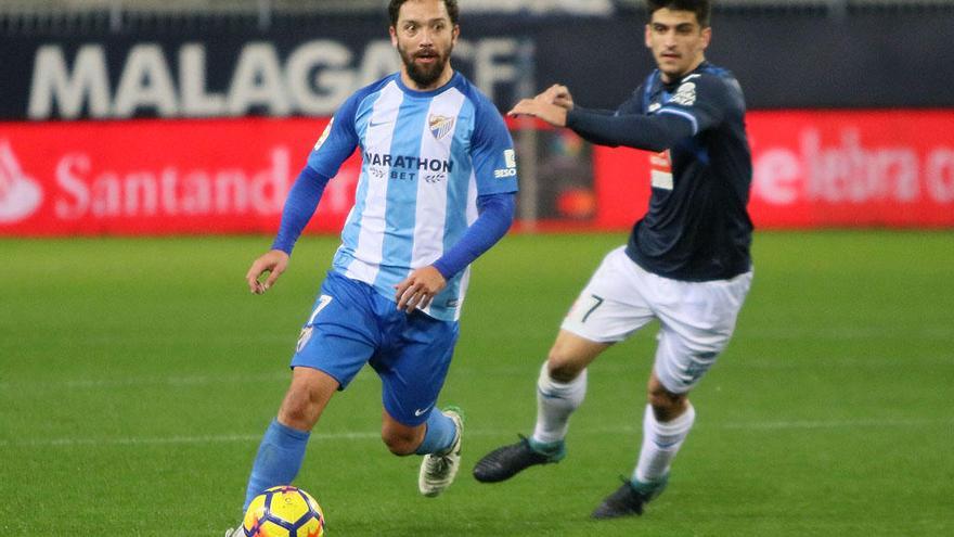 Iturra volvió a jugar con el Málaga y lo hizo a un gran nivel.