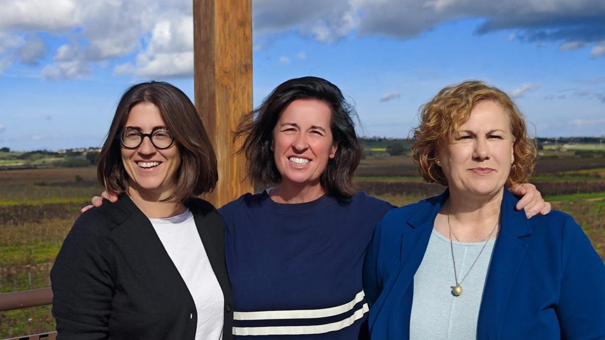 Bàrbara Mesquida, Pilar Oliver y Esperança Mora.