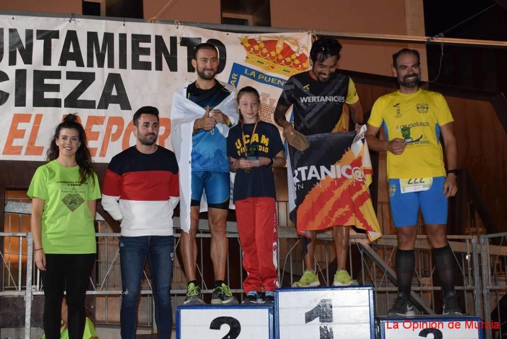 Podios IV Carrera Popular Puentes de Cieza