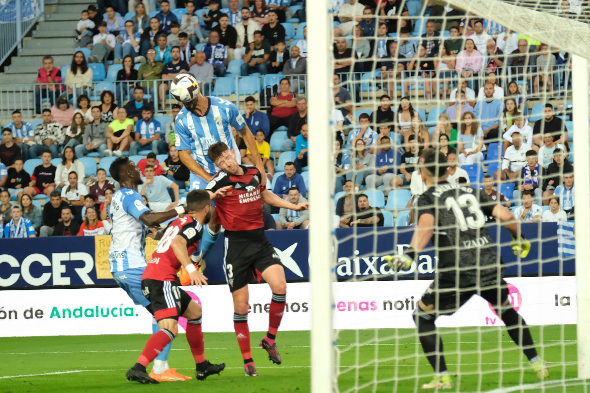 El Málaga CF - CD Mirandés, en imágenes