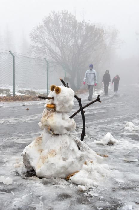 Nieve en Gran Canaria (01/02/2018)