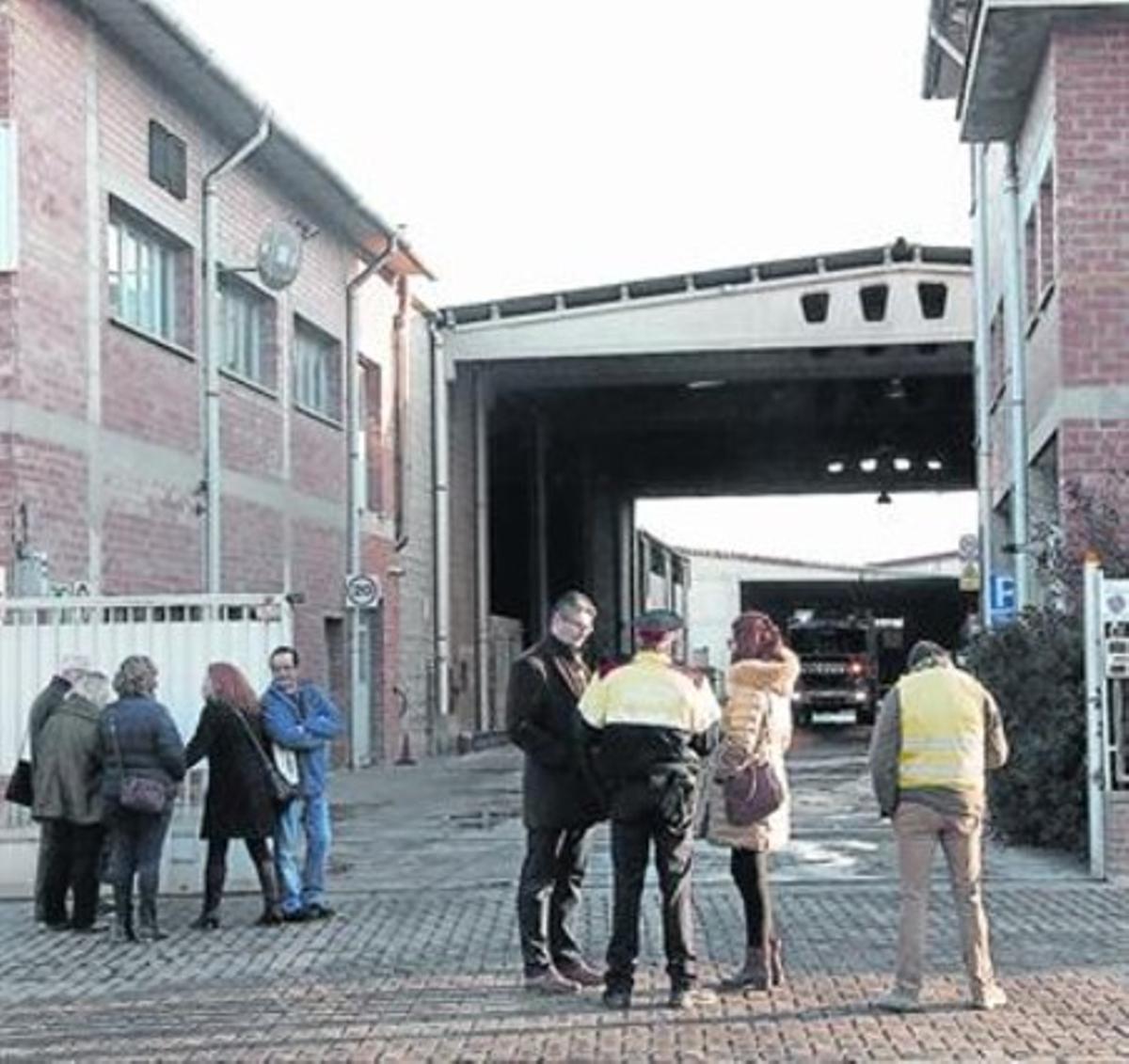 Accés a l’empresa Simar d’Igualada, on es va produir l’explosió que va originar el núvol químic. Accés a l’empresa Simar d’Igualada, on es va produir l’explosió que va originar el núvol químic.