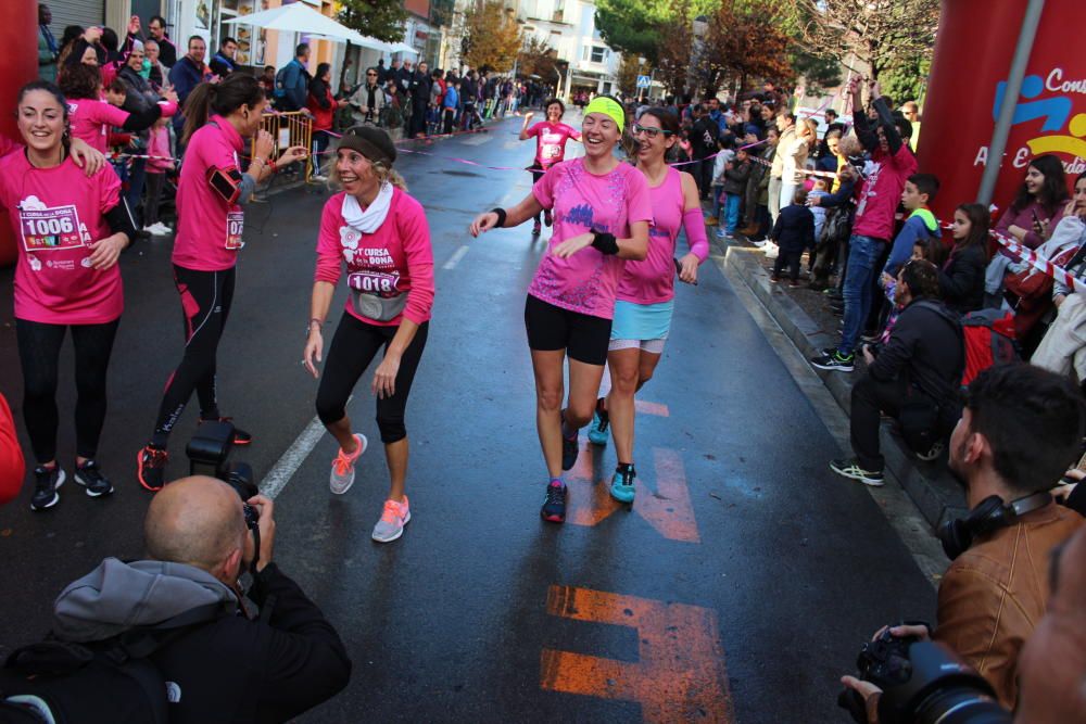 FOTOS de l''arribada de la Cursa de la Dona