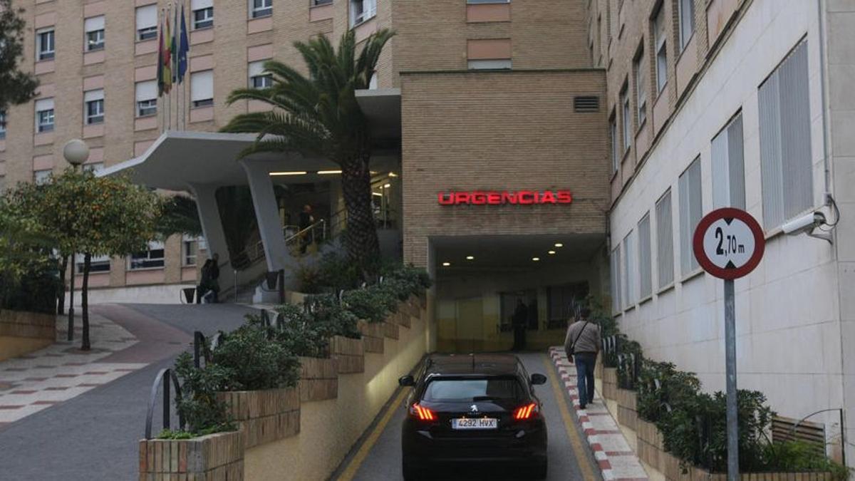 Urgencias del Hospital Regional Universitario de Málaga.