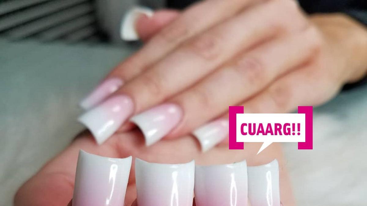 Hoy, en manicuras locas... 'Duck Nails', las uñas con forma de aleta de pato, más AARG!! y menos prácticas (que te pueden servir hasta para limpiar la 'vitro')