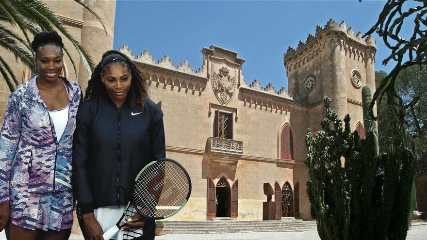 Serena y Venus Williams, fiesta prenupcial en el Castillo de Bendinat
