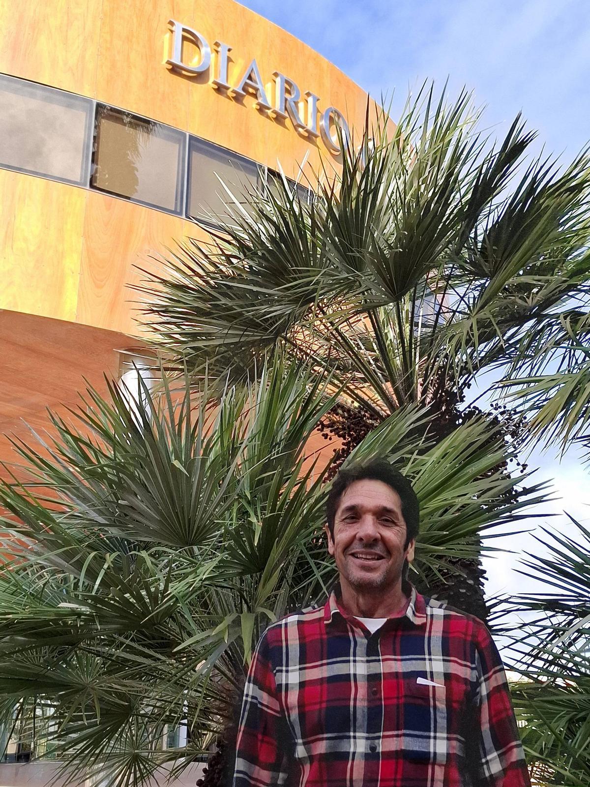 José Luis Rodríguez, en las instalaciones de Diario de Ibiza.