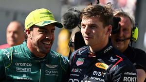 Alonso y Verstappen, con diferentes estadísticas en Singapur