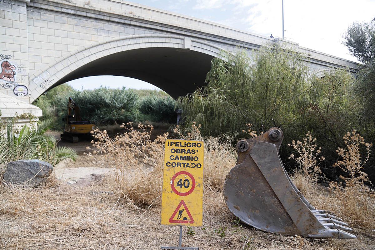 Comienzan los trabajos de limpieza de los Sotos de la Albolafia