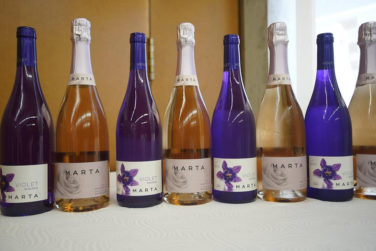 Vins servits durant l'àpat.