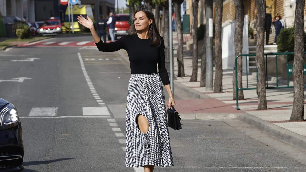 El sorprendente look de la reina Letizia.