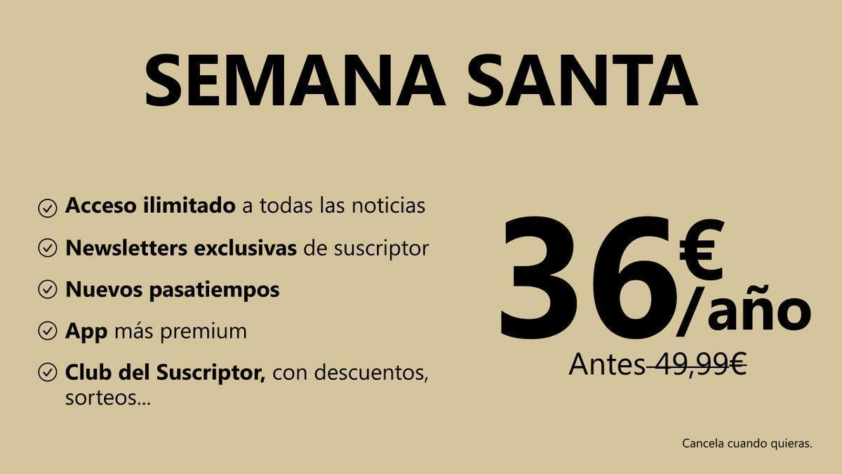 ACTUALIDAD LA PROVINCIA | Suscríbete durante un año por tan solo 36 euros y disfruta de información de calidad