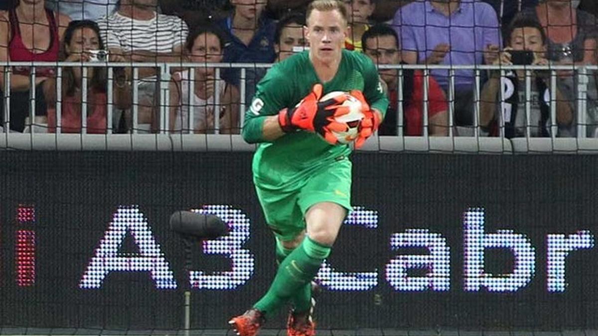 Marc André Ter Stegen se estrena como titular en un partido oficial