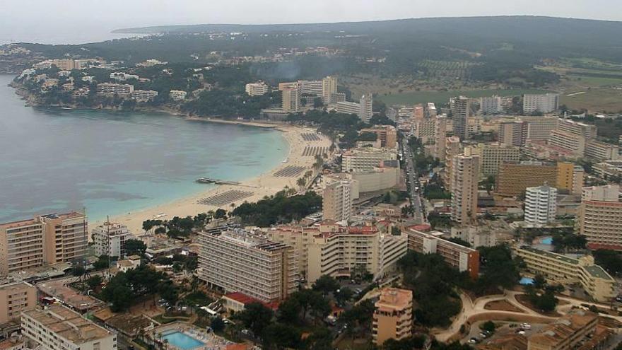 Vista panorámica de Palmanova, localidad donde se ha detectado un brote de legionela.