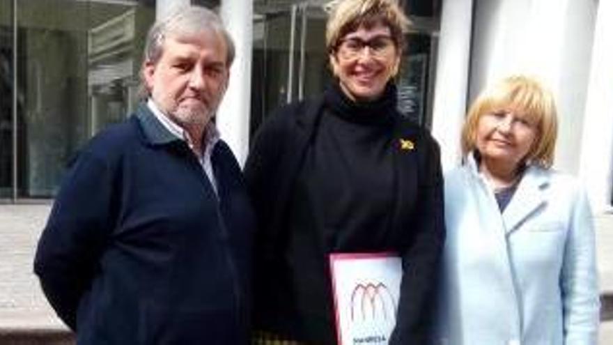 Joan Morros, Anna Crespo i Anna Rotllan.