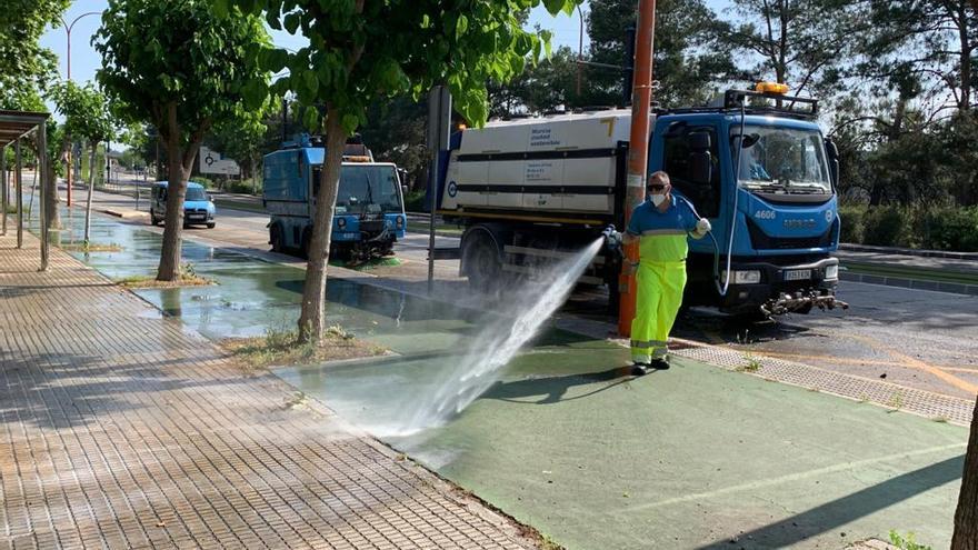 El Ayuntamiento desinfecta el Campus de Espinardo