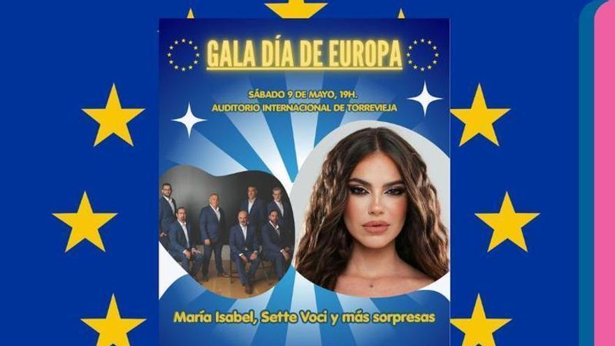María Isabel llega a Torrevieja con su "Antes muerta que sencilla" por el Día de Europa: así puedes verla gratis