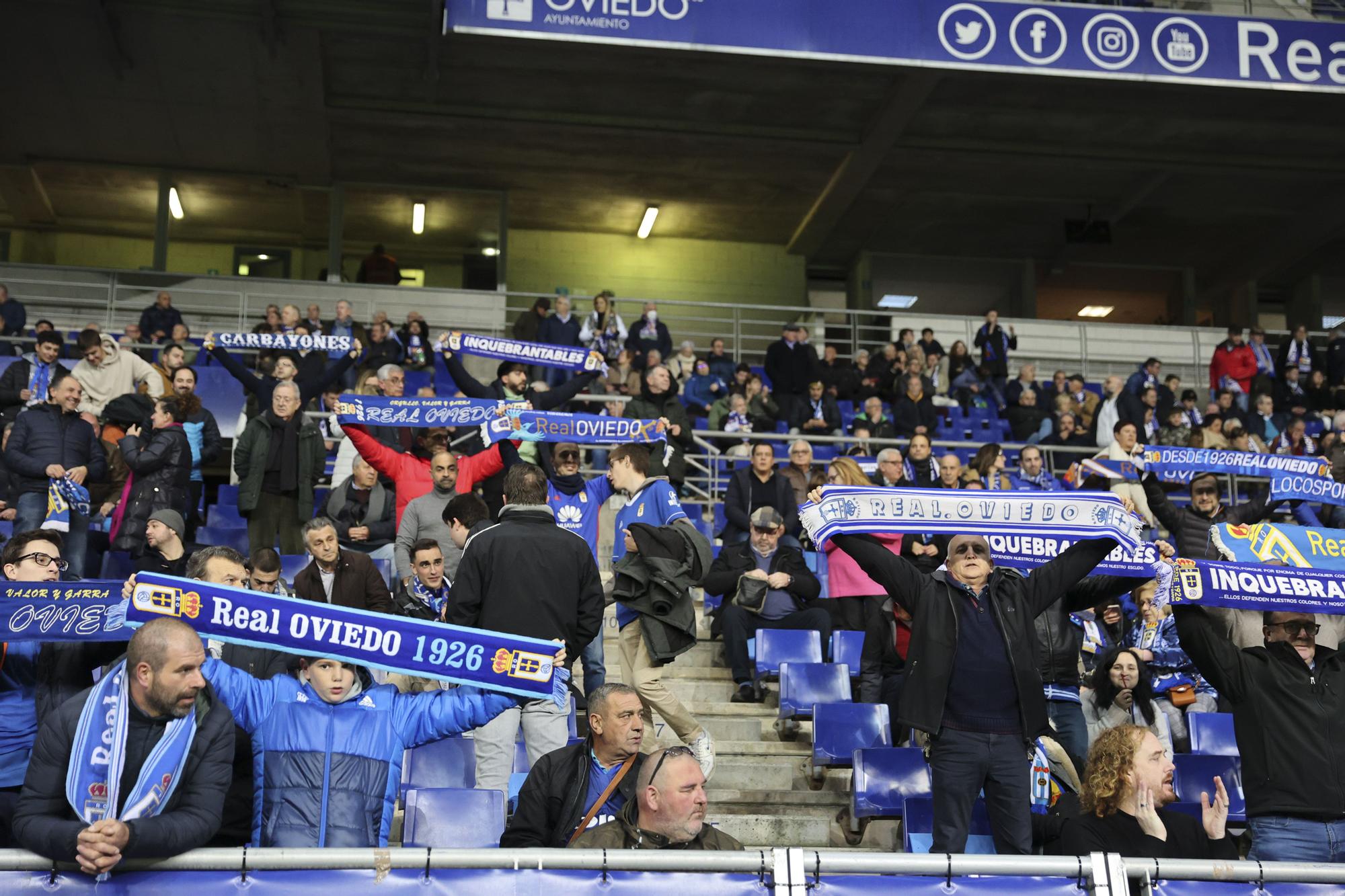 En imágenes: así fue el empate entre Real Oviedo y Las Palmas