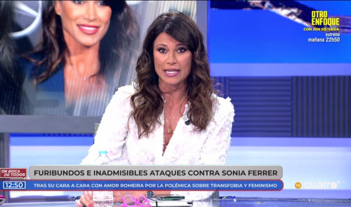Sonia Ferrer se defiende de los ataques recibidos