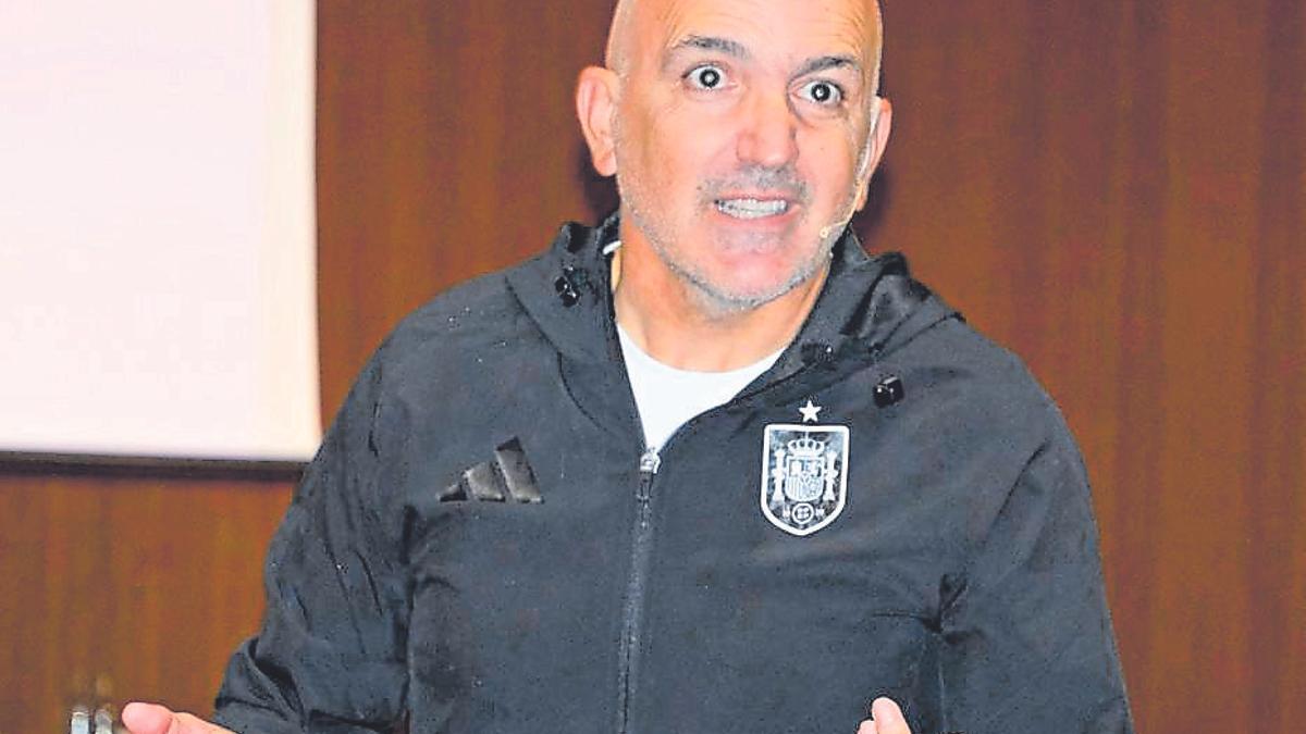 El seleccionador nacional sub 21 David Gordo