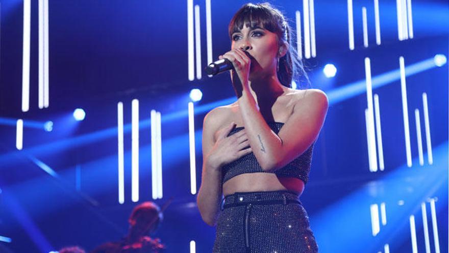 Aitana durante su actuación en &#039;OT 2018&#039;