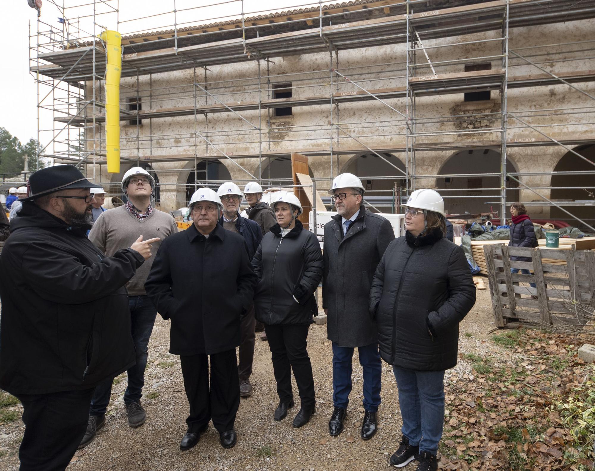 Estado actual de las obras de Sant Joan de Penyagolosa