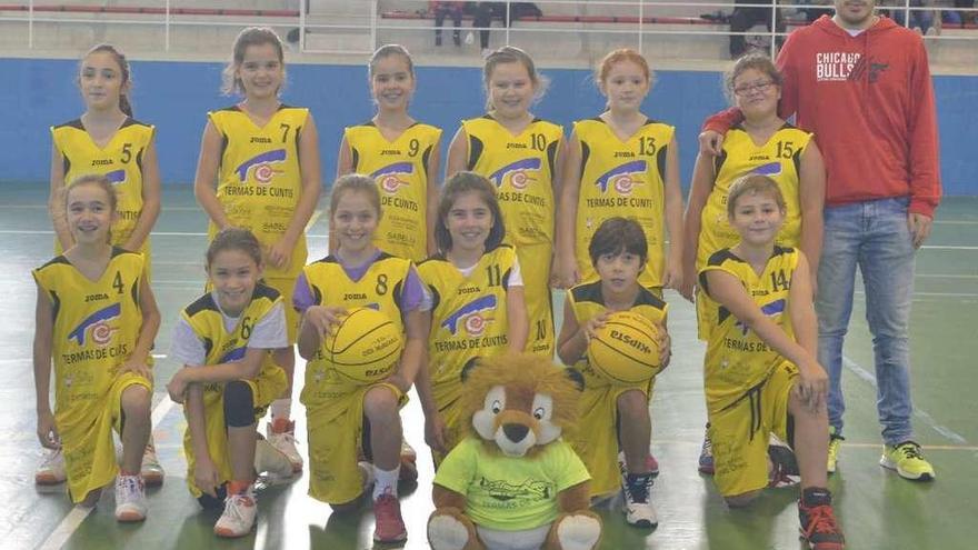 Termas de Cuntis, con el baloncesto cuntiense