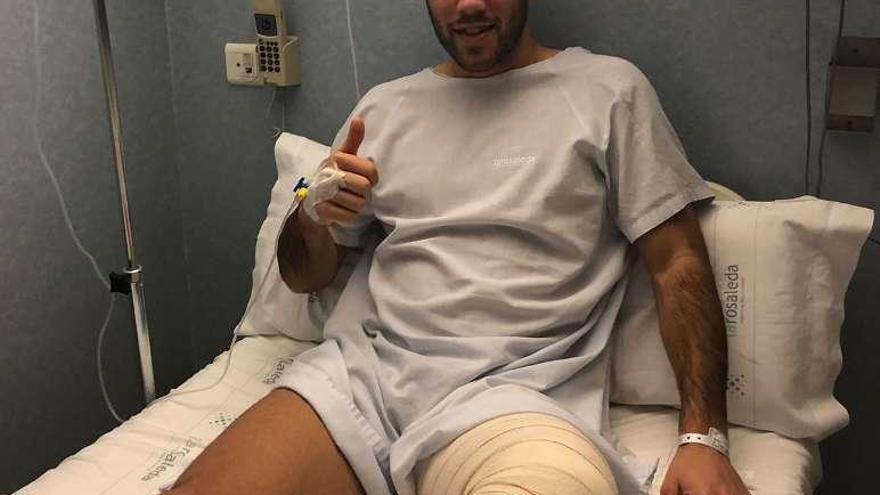 Juanito piensa ya en su recuperación para la pretemporada.