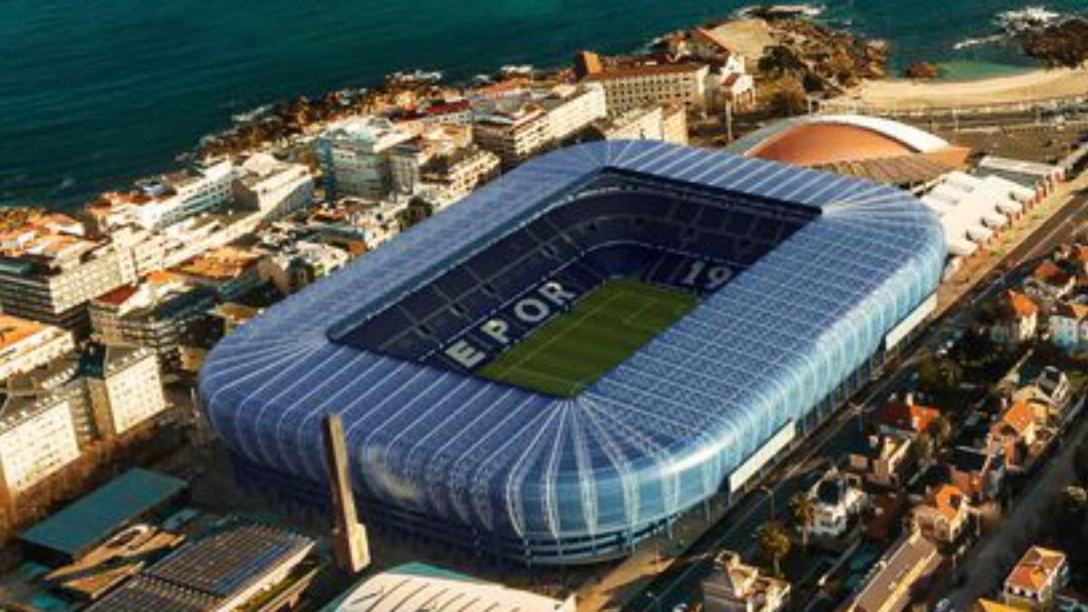 Recreación de Riazor. | LOC