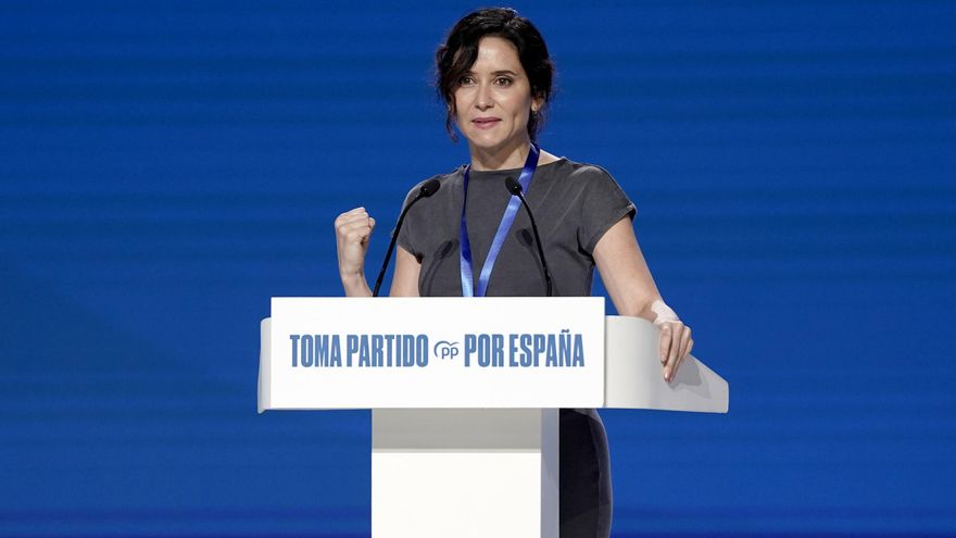 Ayuso a Feijóo: &quot;Tuyo es el partido, vamos a estar en todo momento a tu lado&quot;