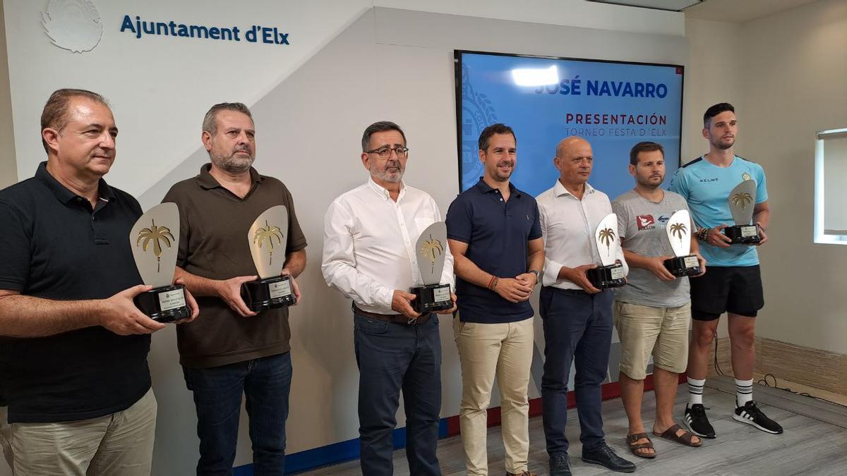 Presentación del Trofeo Festa d'Elx en el ayuntamiento ilicitano