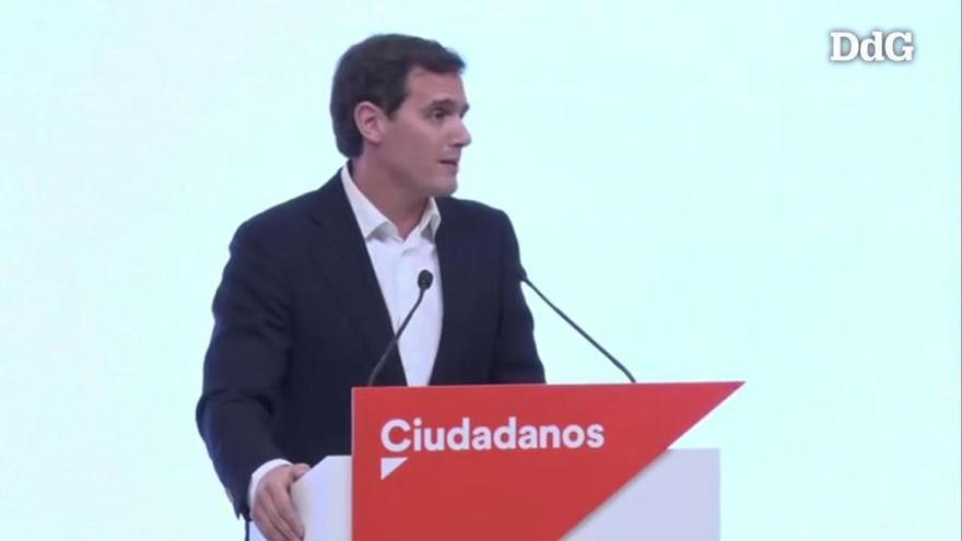 Albert Rivera dimiteix com a president de Cs, renuncia a l'acta de diputat al Congrés i anuncia que deixa la política