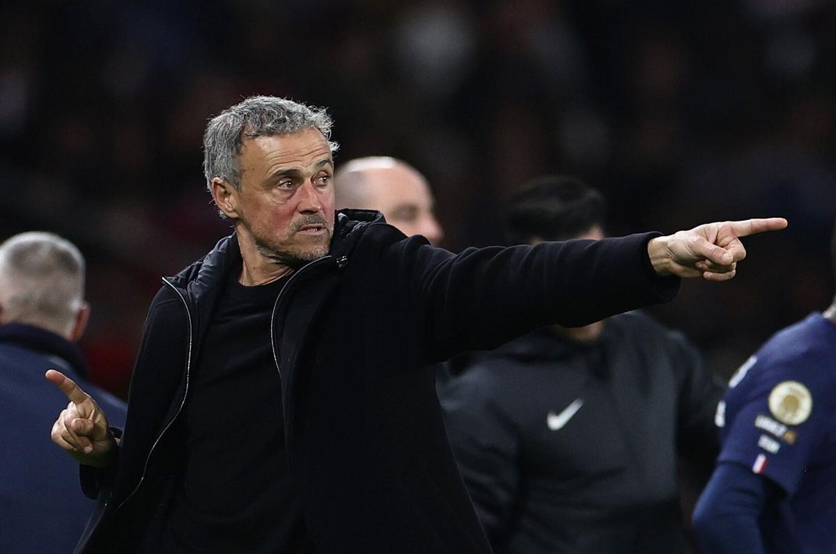 Luis Enrique, en el duelo ante el Toulouse
