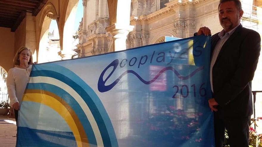 La cala de Calnegre, premiada con la bandera Ecoplaya