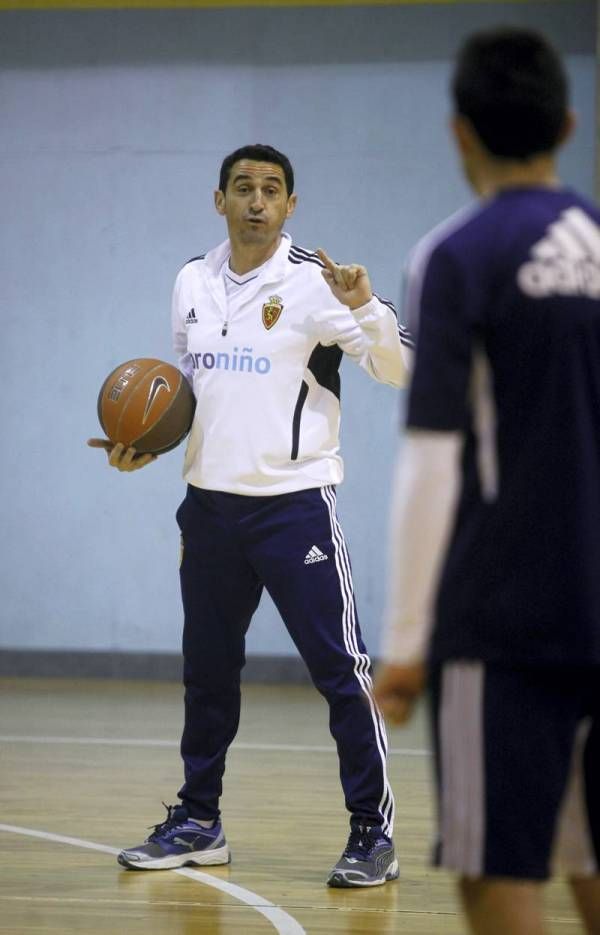 Entrenamiento del Real Zaragoza en el Príncipe Felipe