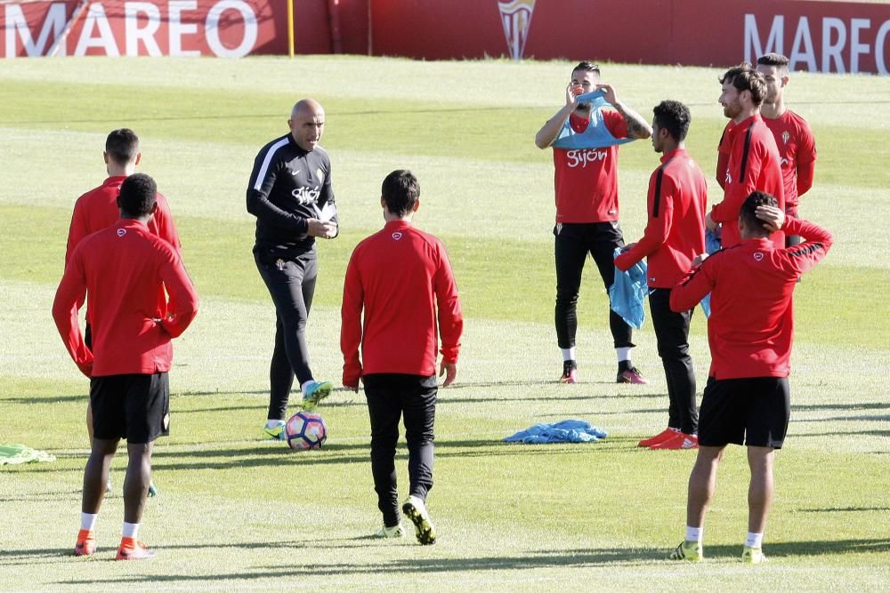 Entrenamiento del Sporting