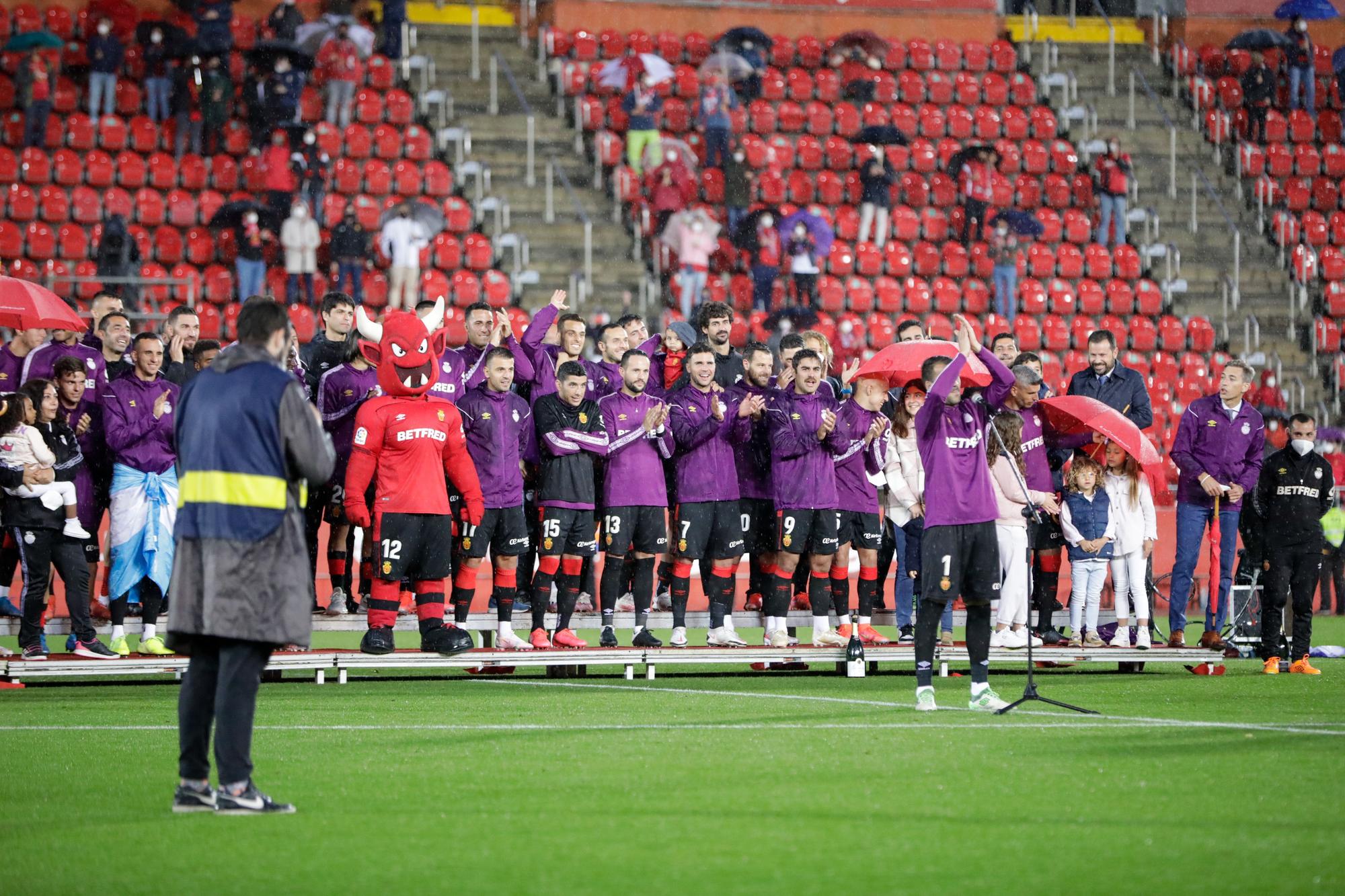 Así ha sido la celebración del ascenso del Mallorca en Son Moix