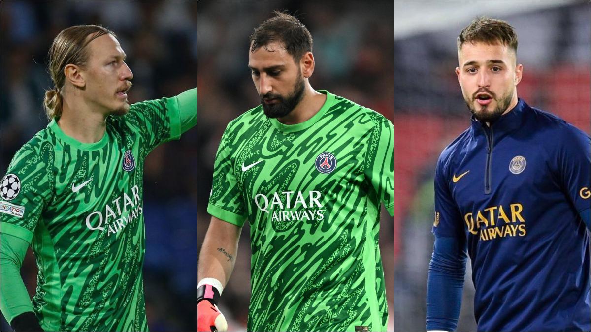Safonov, Donnarumma y Arnau Tenas, los tres porteros del PSG