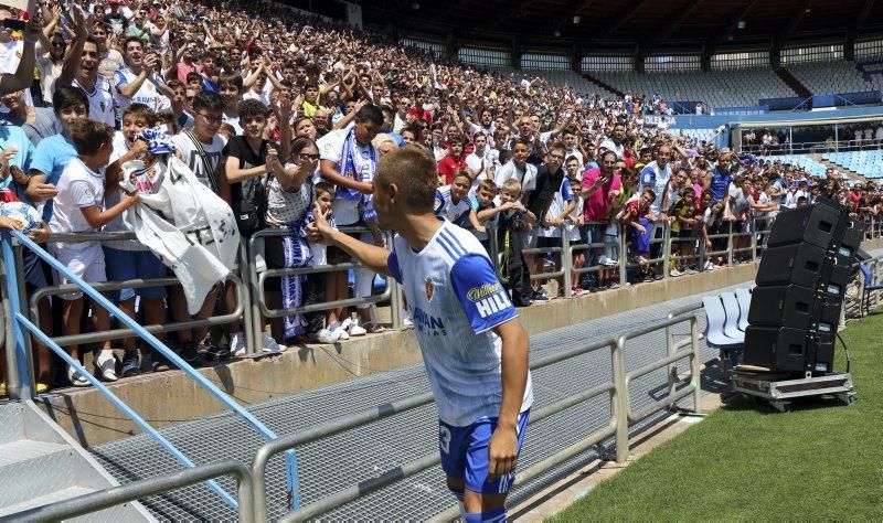 Presentación de Kagawa como jugador del Zaragoza