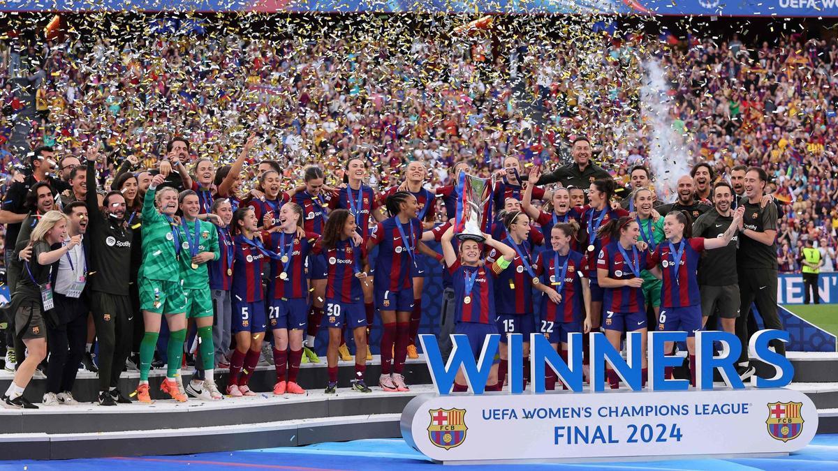 Las reinas del Barça conquistan Europa ganando su tercera Champions League femenina