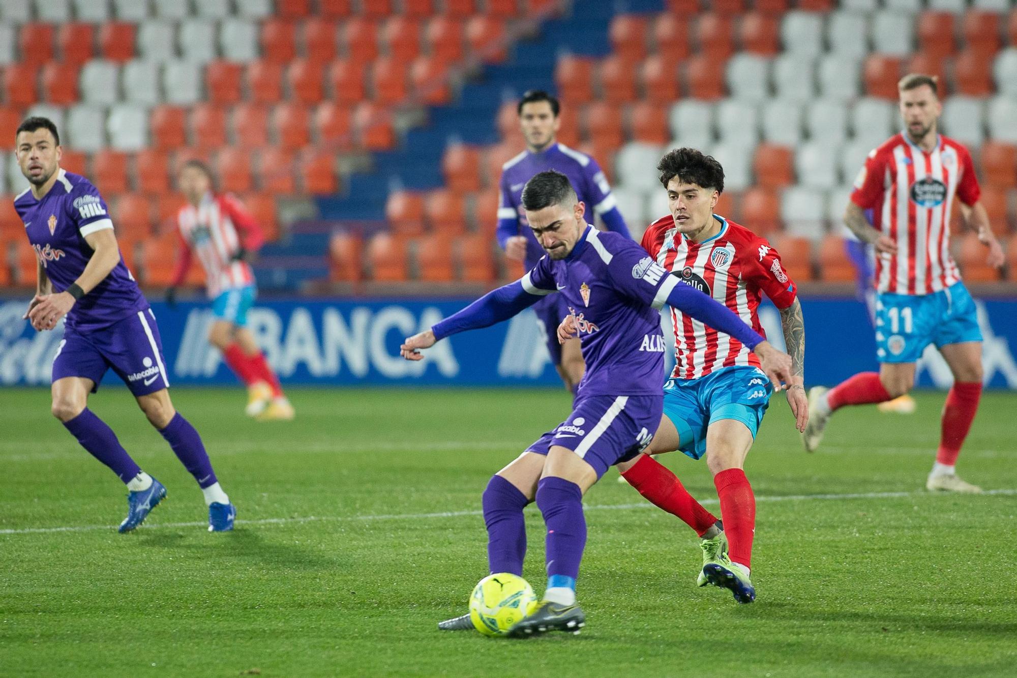 Partido del Sporting contra el Amorebieta